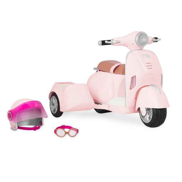 Our Generation Scooter With Side Car