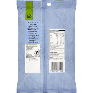 Woolworths Coconut Fine Desiccated 500g