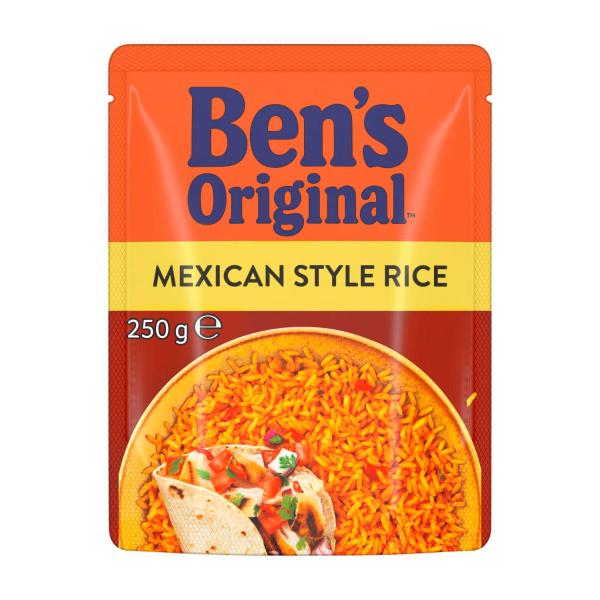 BEN'S ORIGINAL MEXICAN STYLE MICROWAVE RICE POUCH 250G