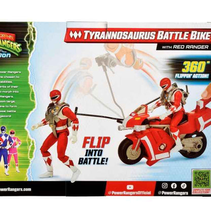 Mighty Morphin Power Rangers Re-Ignition Tyrannosaurus Battle Bike with Red Ranger