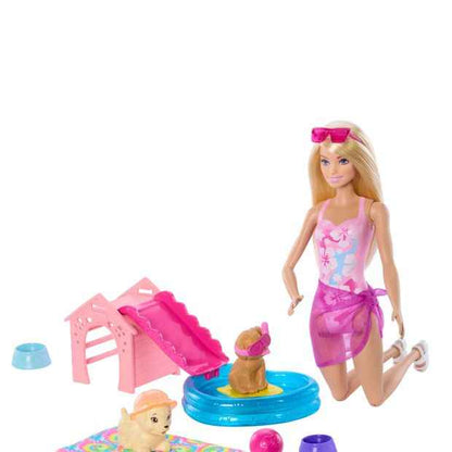 Mattel Barbie Puppy Pool Party Playset