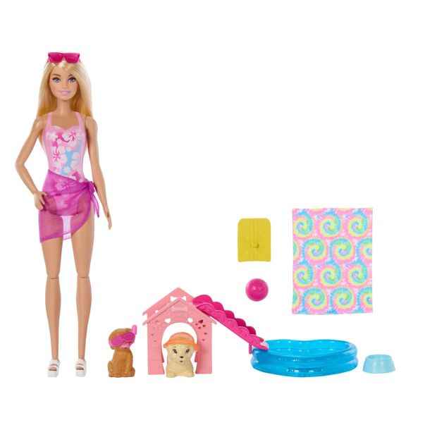 Mattel Barbie Puppy Pool Party Playset