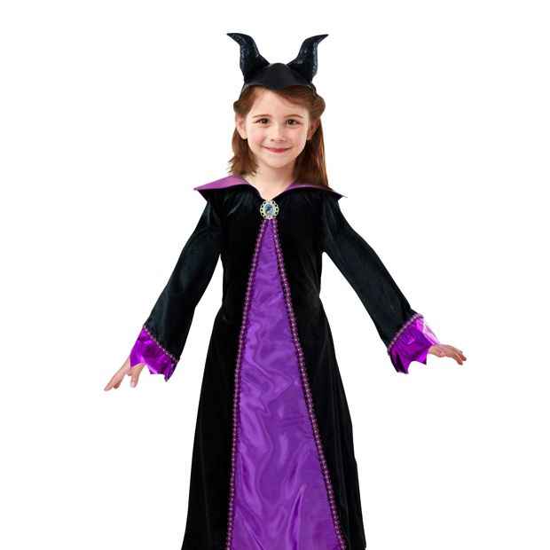 Disney Maleficent Deluxe Kids Costume Size 6-8yrs