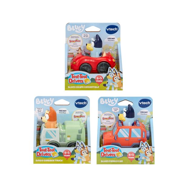VTech Toot-Toot Drivers Bluey Vehicles - Assorted