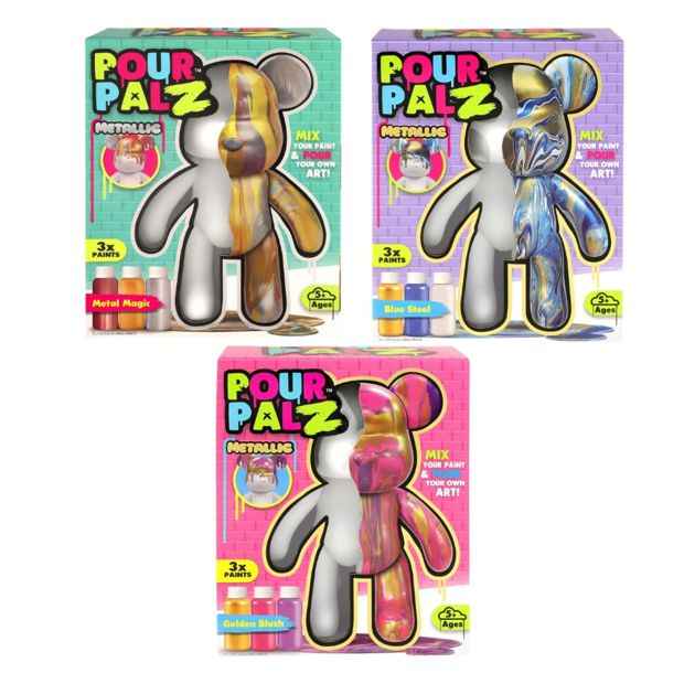 Pour PalZ Metallic Large Bears - Assorted