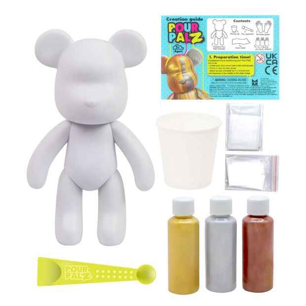 Pour PalZ Metallic Large Bears - Assorted