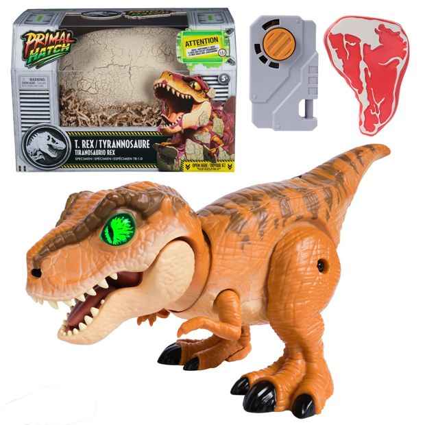Jurassic World Primal Hatch Interactive Toy Dinosaur & Egg