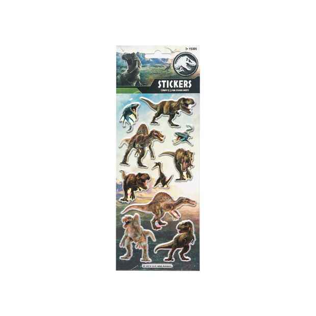3 Pack Jurassic Puffy Stickers