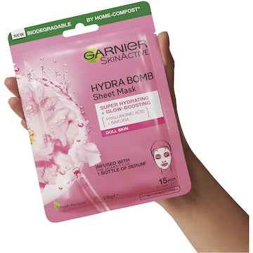 Garnier Skinactive Hydra Bomb Tissue Face Mask Sakura each