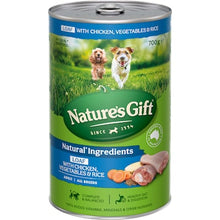 Nature's Gift Adult Wet Dog Food Loaf Chicken Vegetables & Rice 700g
