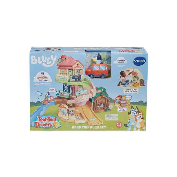 Vtech Toot-Toot Drivers Bluey Road Trip Playset
