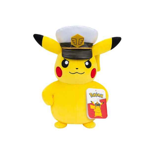 Pokemon Captain Pikachu 24cm Plush Toy