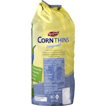 Real Foods Corn Thins Original 150g