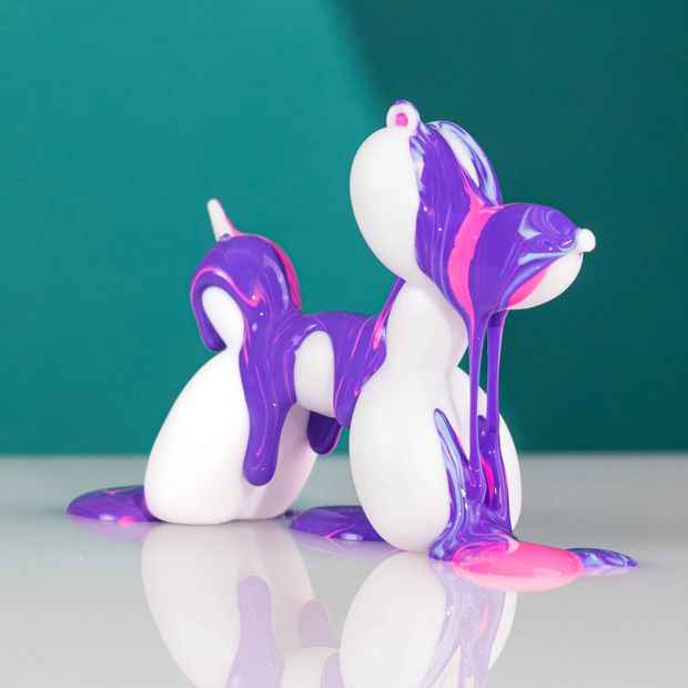 Pour Palz Mini Balloon Dog Keyring - Assorted