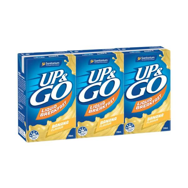 UP&GO LIQUID BREAKFAST BANANA 3X250ML
