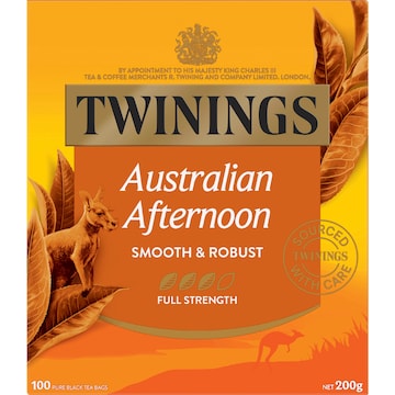 Twinings Australian Afternoon Tea Bags 100 pack