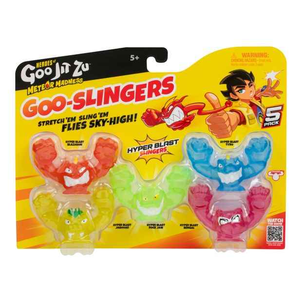 5 Pack Hogjz Meteor Madness Goo Slingers - Assorted