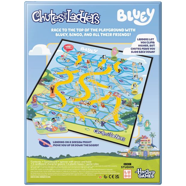 Bluey Chutes and Ladders