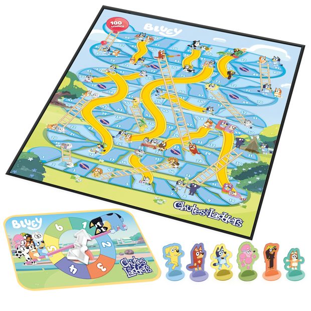 Bluey Chutes and Ladders
