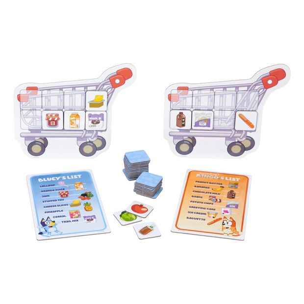 Bluey Shopping List Fun Memory Game