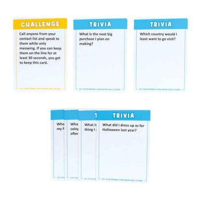 Do Your Friends Even Know Each Other? Card Game