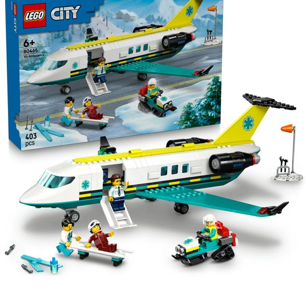 LEGO® City Emergency Air Ambulance Airplane 60465