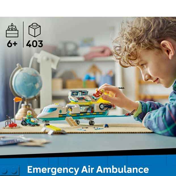 LEGO® City Emergency Air Ambulance Airplane 60465