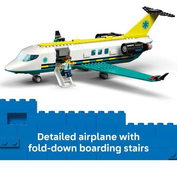 LEGO® City Emergency Air Ambulance Airplane 60465