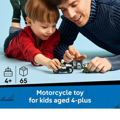 LEGO® City Police Motorcycle Chase 60455