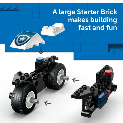 LEGO® City Police Motorcycle Chase 60455