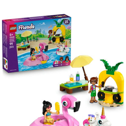 LEGO® Friends Unicorn & Flamingo Pool Party 42658