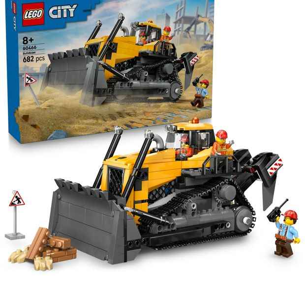 LEGO® City Yellow Bulldozer 60466