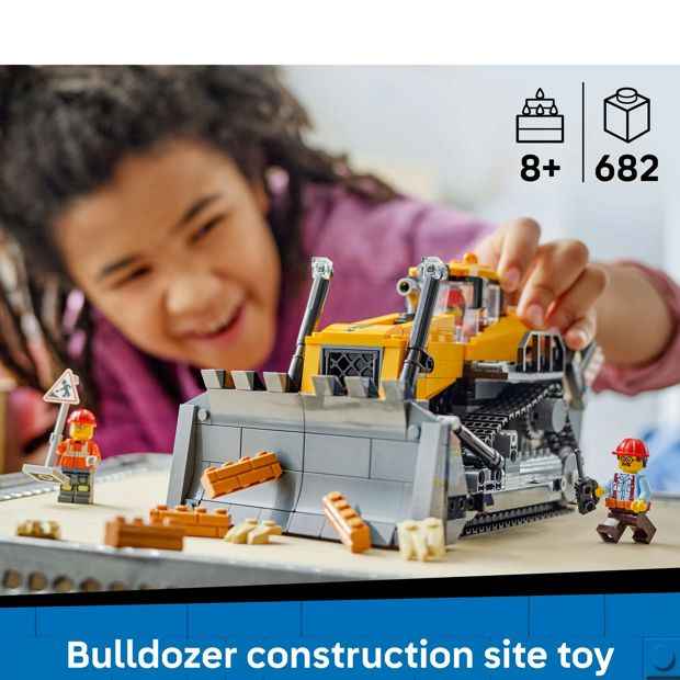 LEGO® City Yellow Bulldozer 60466