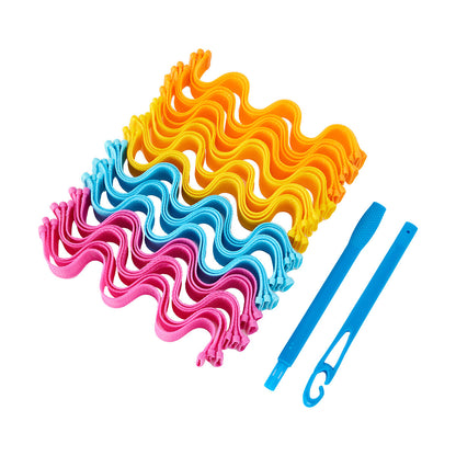 OXX Haircare 36 Piece Heatless Wave Curlers