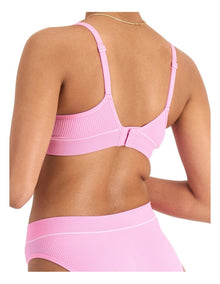 Retro Rib Seamless Wirefree Bra in Blind Blossom