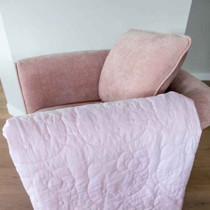 Quilted Coverlet with Character Design - Pink