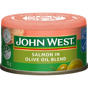 John West Salmon In Olive Oil Blend 95g