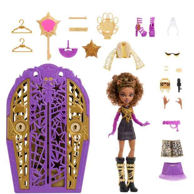 Monster High Skulltimate Secrets Hauntlywood Mysteries Clawdeen Wolf Doll