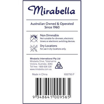 Mirabella 6W LED R50 Reflector Small Edison Screw Warm White each