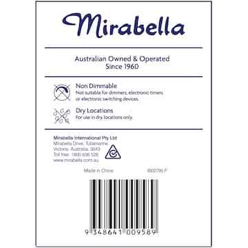 Mirabella LED R80 Reflector Edison Screw 10W 806lm Warm White Globe each