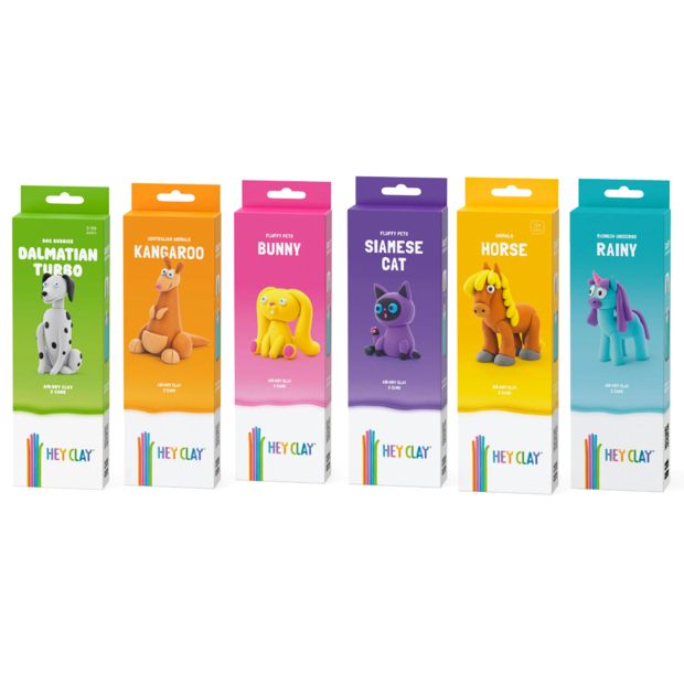 Hey Clay Fluffy Pets - Assorted
