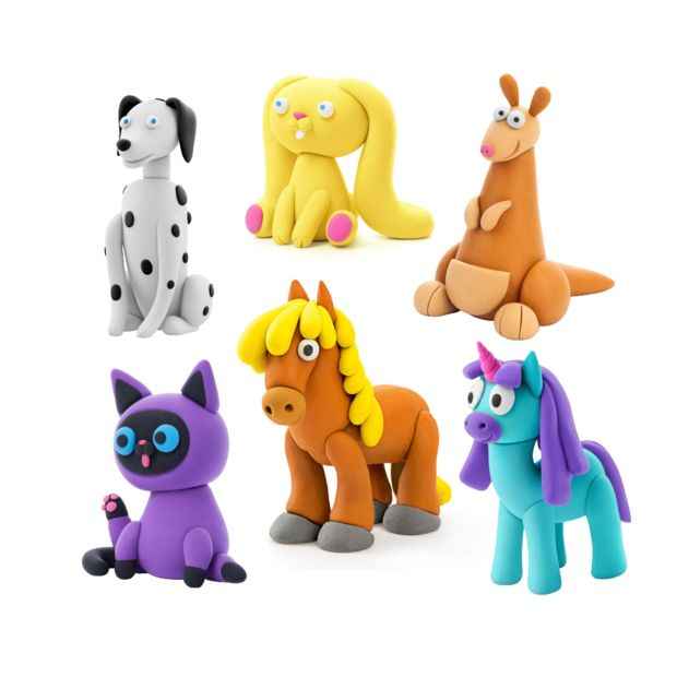 Hey Clay Fluffy Pets - Assorted