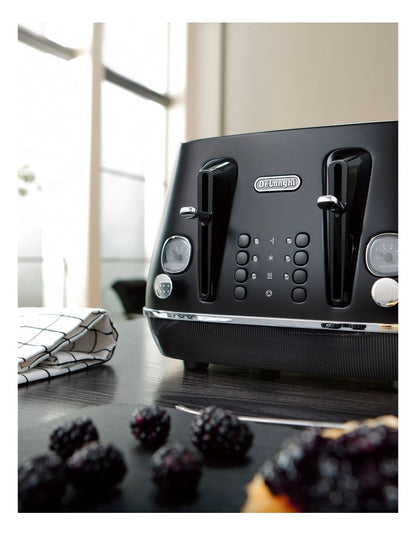 Distinta Moments 4 Slice Toaster in Sunset Black CTIN4003BK