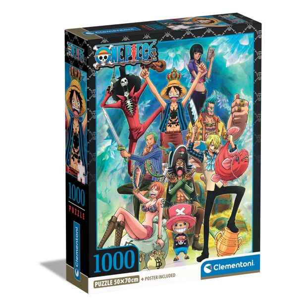One Piece/Dragonball Z 1000 Piece Jigsaw Puzzle - Assorted