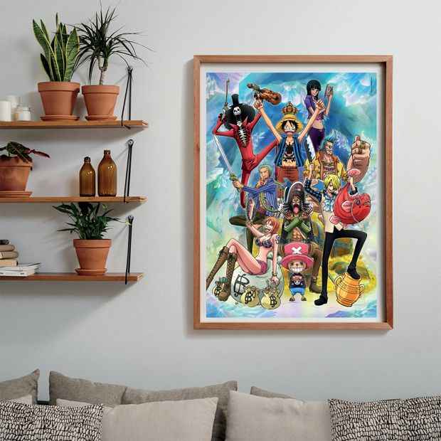One Piece/Dragonball Z 1000 Piece Jigsaw Puzzle - Assorted