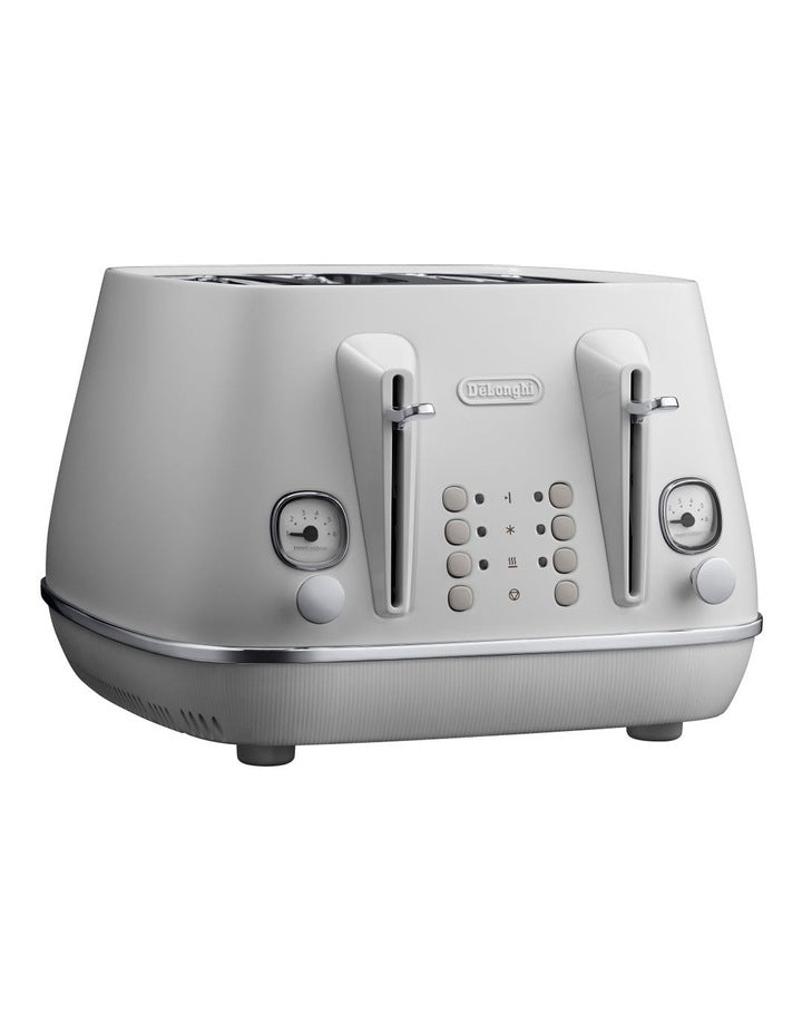 Distinta Moments 4 Slice Toaster in Sunshine White CTIN4003W