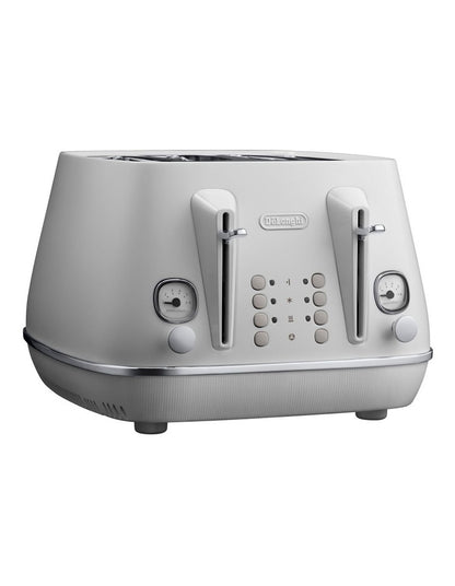 Distinta Moments 4 Slice Toaster in Sunshine White CTIN4003W