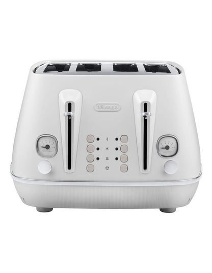 Distinta Moments 4 Slice Toaster in Sunshine White CTIN4003W