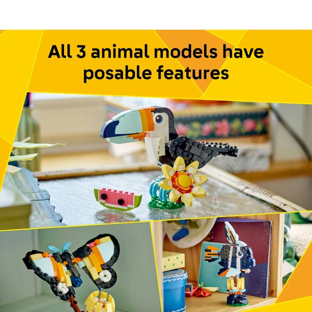 LEGO® Creator 3in1 Wild Animals: Tropical Toucan 31173