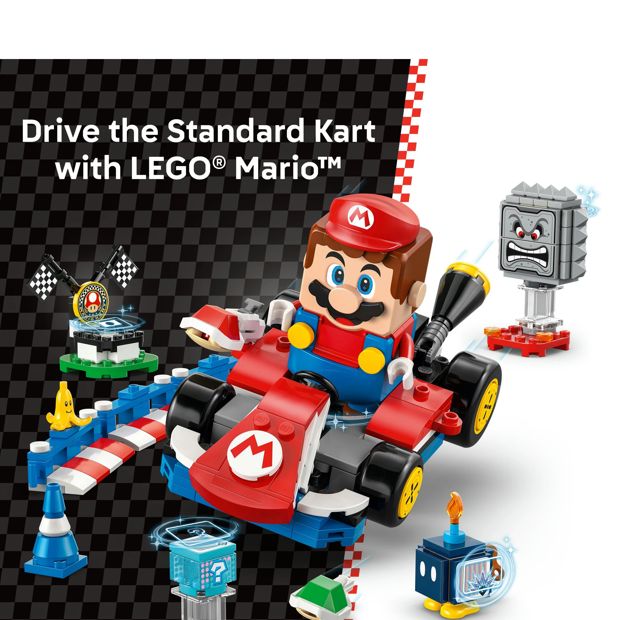 LEGO® Super Mario Mario Kart™ – Interactive LEGO® Mario™ & Standard Kart 72043